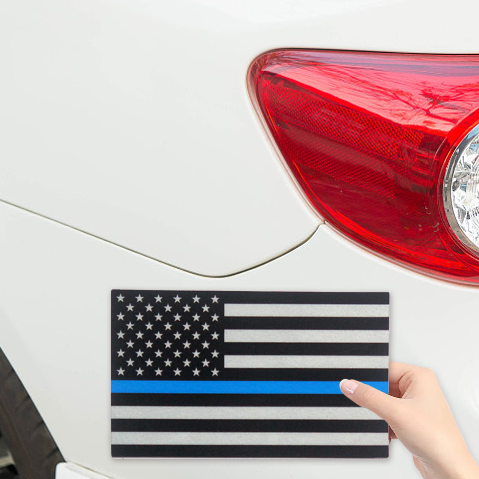 NhthyT Reflective Sunscreen Magnetic Car Sticker - 12.7x7.6cm, High-Strength Hold, Waterproof \u0026 Durable for Various Vehicles and Surfaces Black